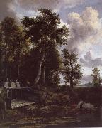 Jacob van Ruisdael Landscape with a Sluice Gate china oil painting artist